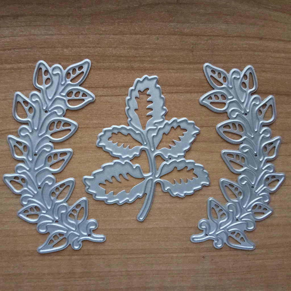 3 Leaves metal cutting dies for scrapbooking leaf knives for scrapbooking card making cutter