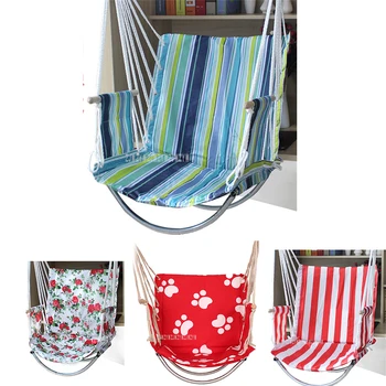 

Fashion 8 Color Oxford Deluxe Hammock Garden Dormitory Bedroom Indoor Hanging Chair For Child Adult Swinging Single Safety Chair
