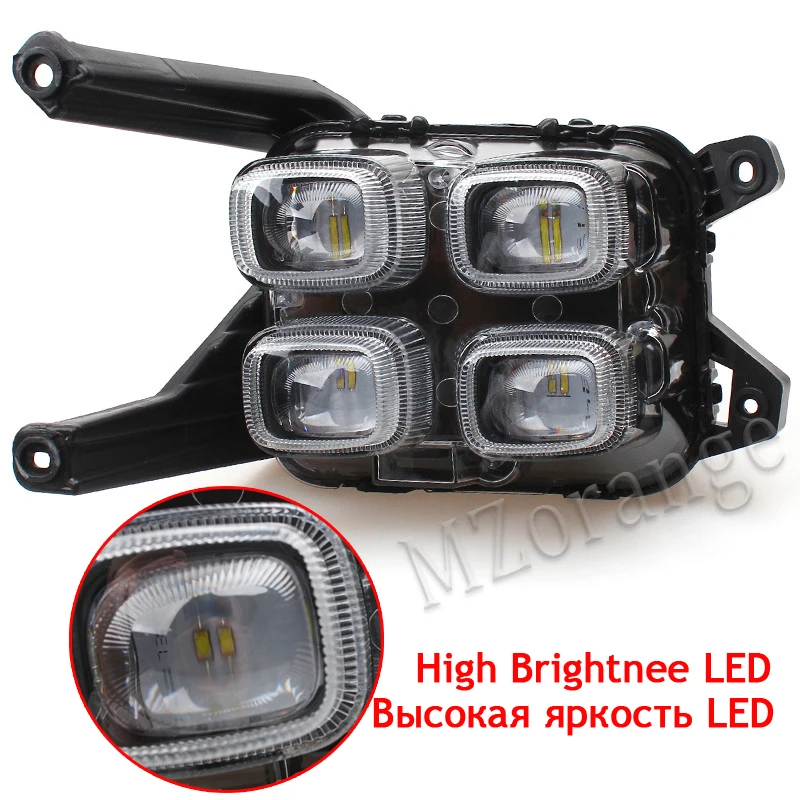  For KIA Sportage KX5 2016 2017 2018 Fog Lights headlights LED DRL fog light Daytime Running Lights  - 32859561493