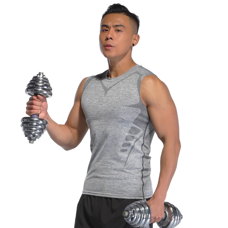 

Compression Shirt Sleeveless T-shirt Gyms Running Vest Fitness Clothing Quick Dry Crossfit Lycra Bodybuilding Tank Top Shapewear