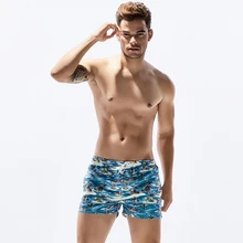 Мужские трусы боксеры спортивные бермуды бордшорты быстросохнущие мужские тренировочные брюки мужские плавки купальники пляжные плавки