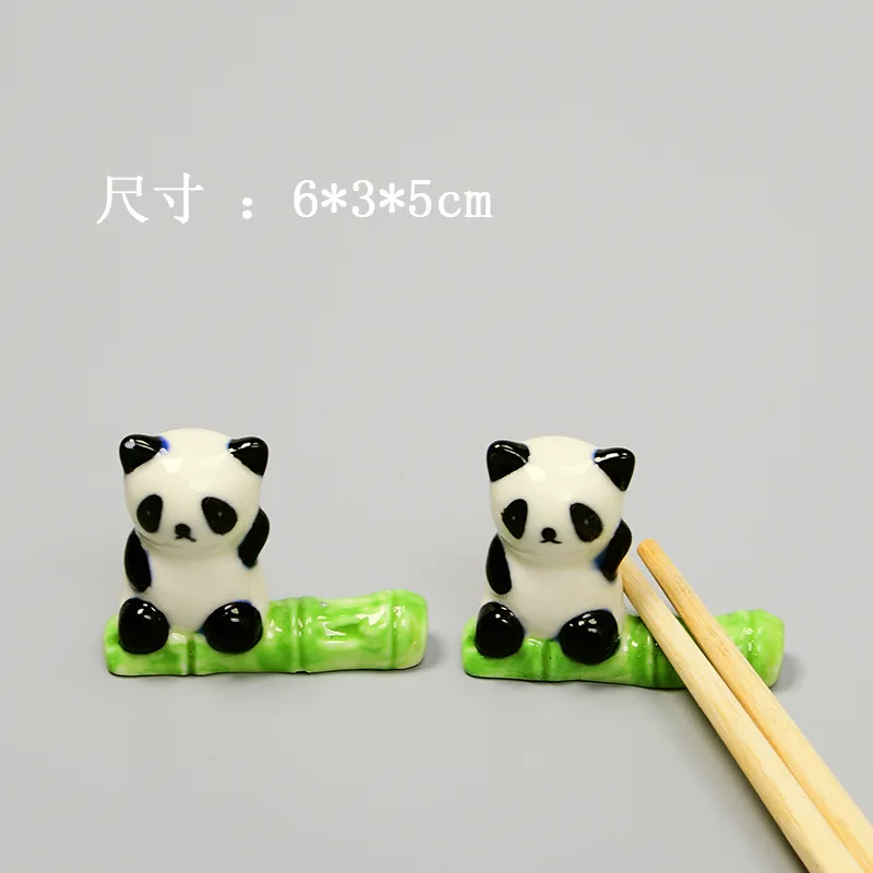1 шт. подставка для палочек для еды керамический маятник ремесло панда палочки для еды держать творческие подарки домашние столовые приборы