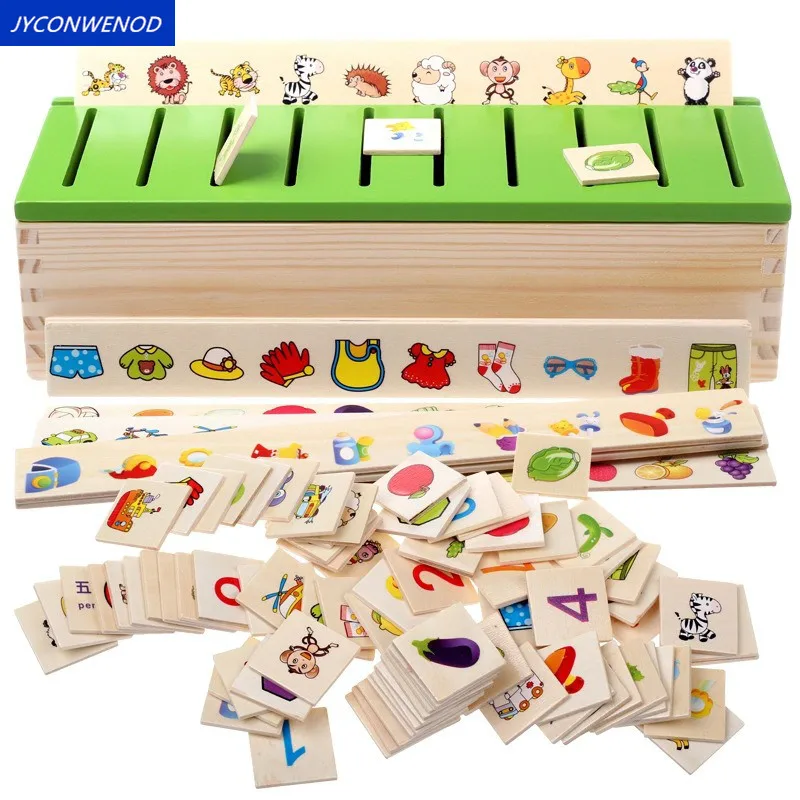 Деревянные игрушки математические познания игрушка для классификации познавательный, на поиск соответствия детей Монтессори раннего обучения игрушки для детей