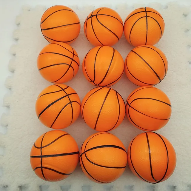 12pcs Children Soft Football Basketball Baseball Tennis Toys Foam Rubber squeeze Balls Anti Stress Toy Balls Soccer 6.3cm 1