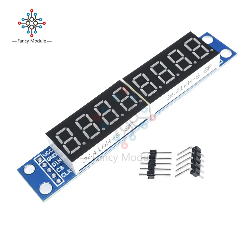 5PCS MAX7219 CWG 8-Digit Digital Tube Display Control Module Red for arduino