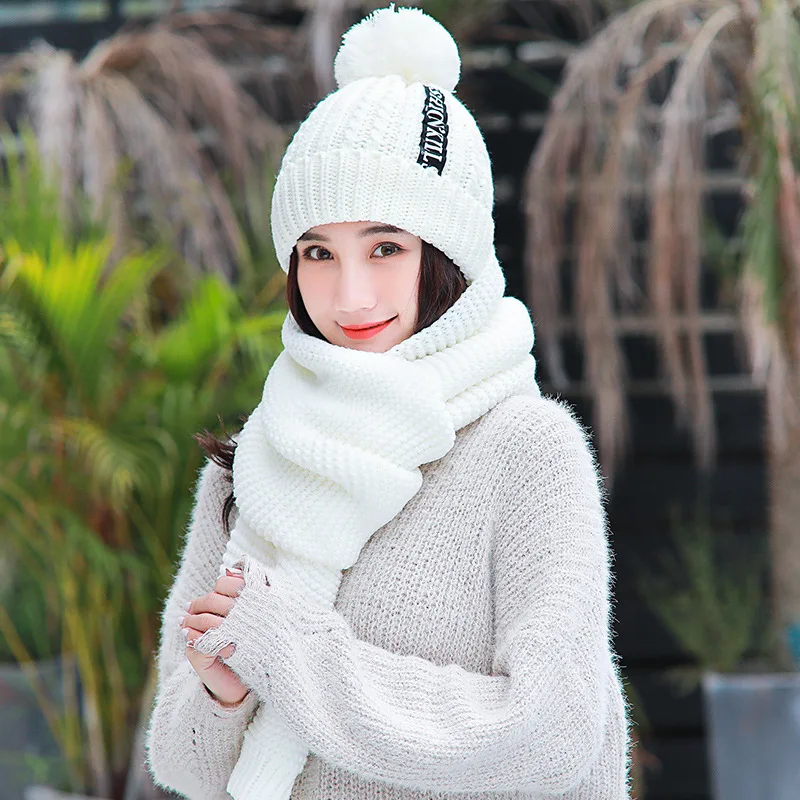 Onefa Fashion Kids Scarves Winter Warm Children Thick Scarf Knitted Collar Neck Scarves Boys Girls Neckerchiefs Lovely