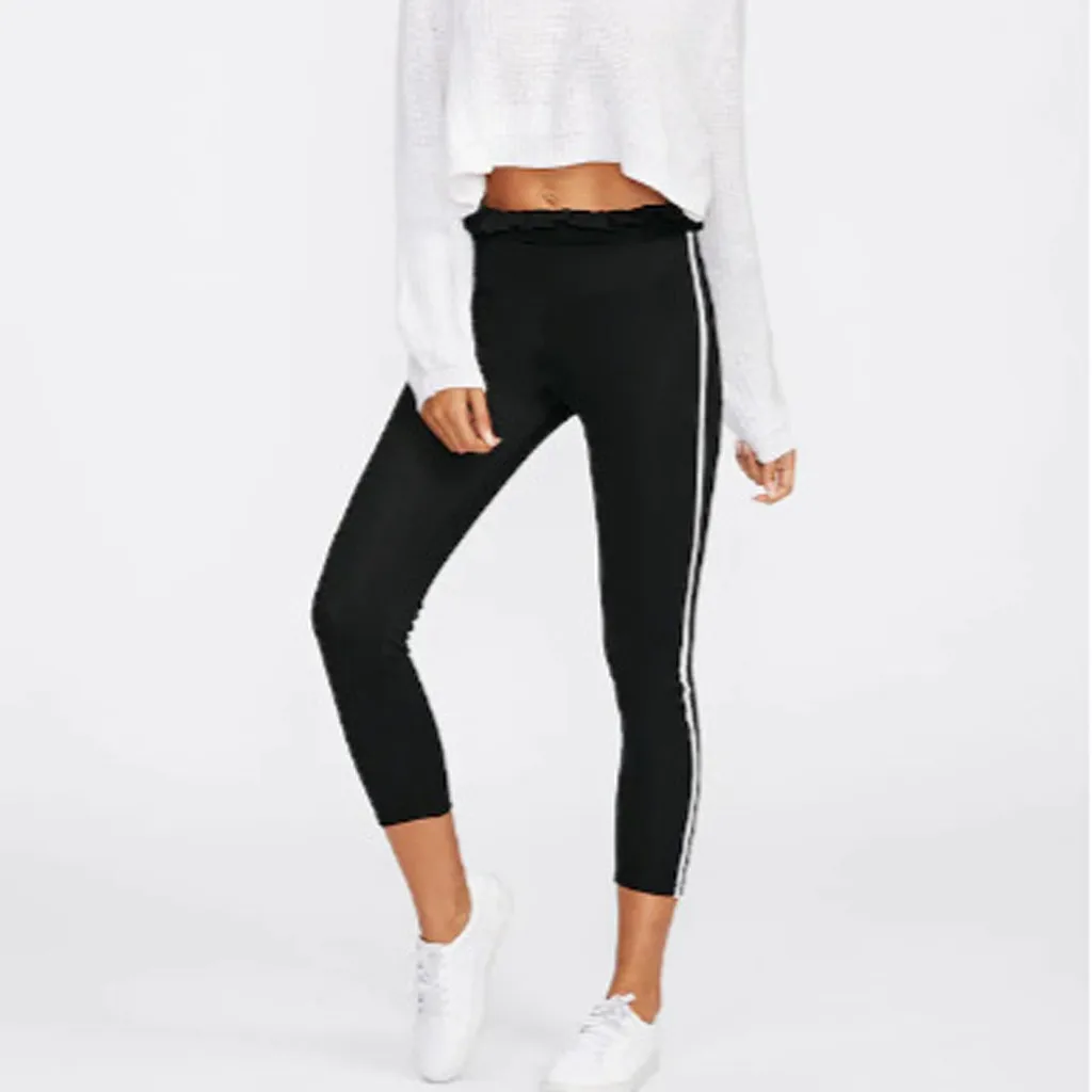 

Women's Pure Color Breathable Slim Hip Exercise Running Yoga Pants Fitness Trousers Outdoor Professional Gym Sport Legging pants