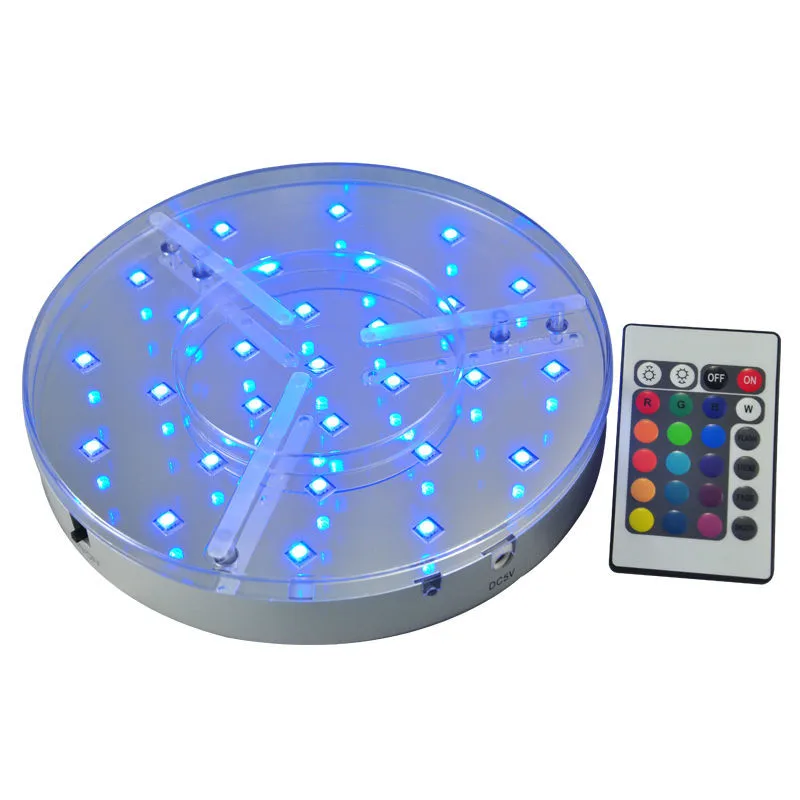RGB Color Changing Rechargeable Battery Operated 8INCH Centerpiece LED