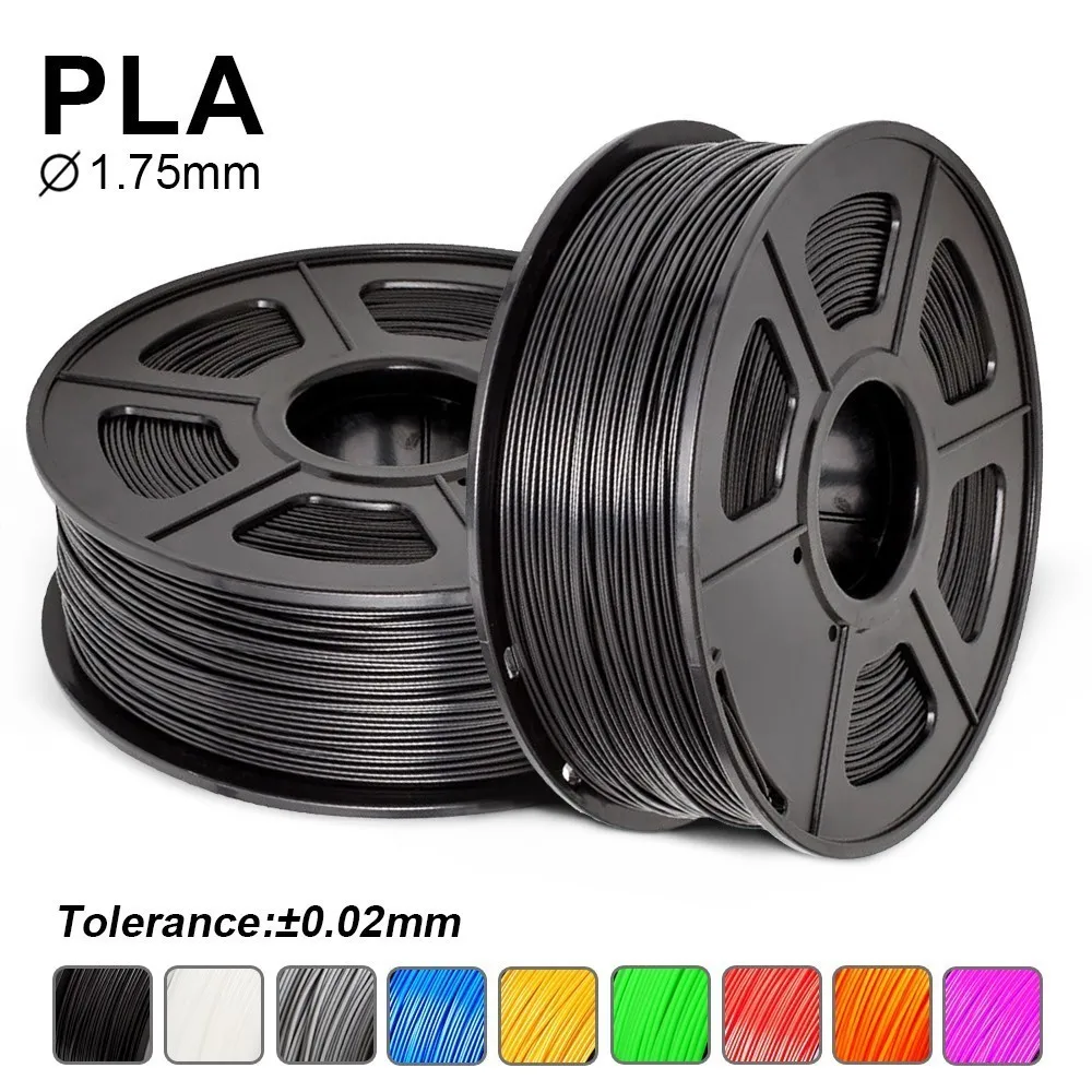 

SUNLU PLA 3D Filament 1.75MM For FDM Printer 3D Pen Degradable Consumable Safe To Children Scribble 1KG/Rolls 330m