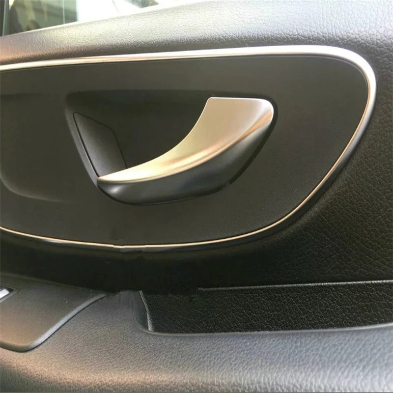 

WELKINRY car cover for Benz VITO V-Class Viano Valente Metris 2014 2015 2016 2017 ABS front door interior handle doorknob trim