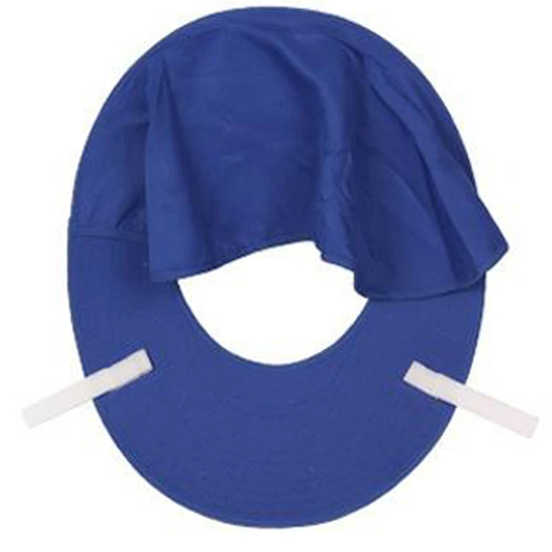 Blue Летом козырек безопасности Sunhat солнцезащитный крем легкие дышащие солнца vr-шлем шлем для рабочего сайт солнцезащитный головной платок DMZ007 - Цвет: Blue