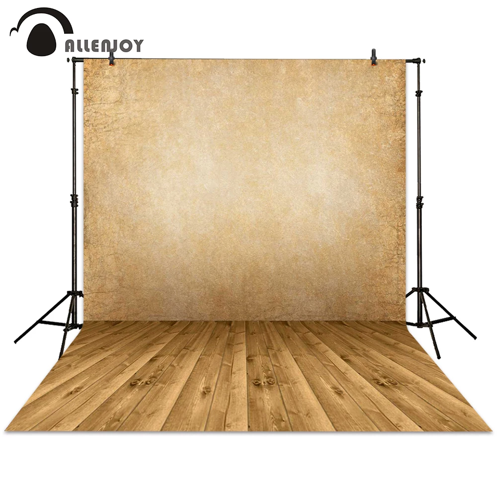 Allenjoy photography backdrop retro wall wood board primary color color background photocall