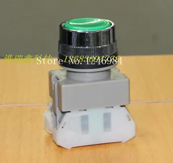 

[SA]Handing electrical switches 25MM green reset button switch button switch reset switch--20pcs/lot