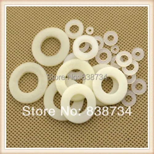 1000pcs 2mm*5mm*1mm m2 white nylon flat washerin Washers from Home