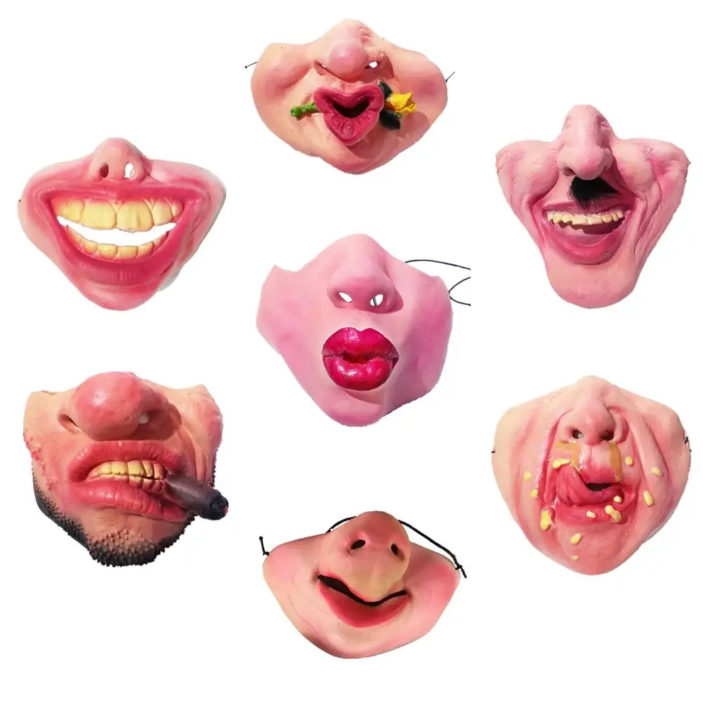 

Halloween Latex MASKER Holiday Terrible Scary Horror Cosplay Costume Party Halloween Mask Clown Adults Partys Masks Face Decor