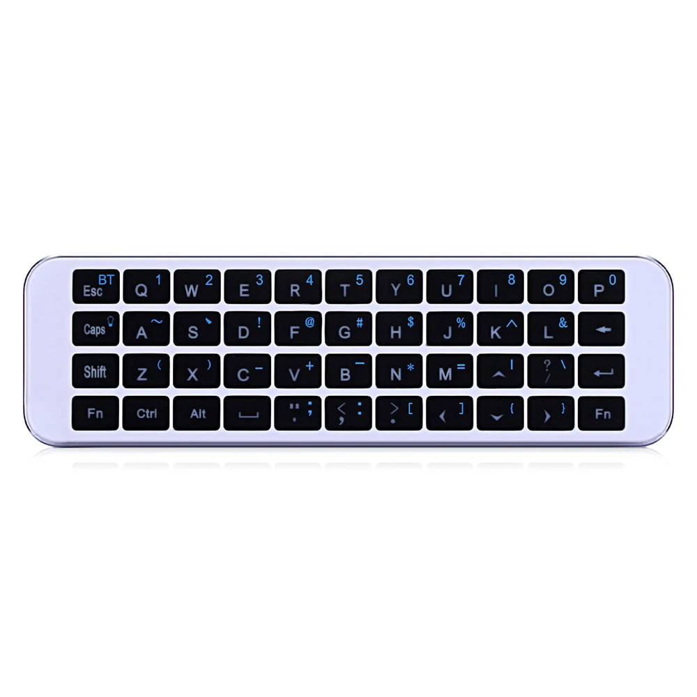 IPazzPort KP 810 30BL Mini Wireless Keyboard Red Backlight Remote