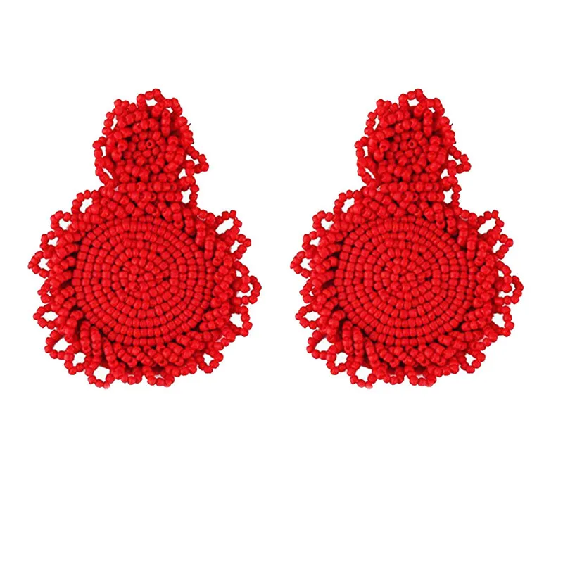 Лучшие женские богемные серьги в виде капель для женщин модные с кисточками