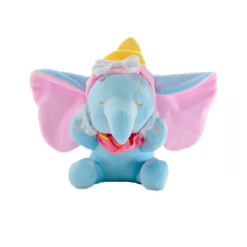 

25cm Dumbo Cute Big Ear Elephant Plush Stuffed Toys Anime Dolls With Sucker Christmas Gits Baby Toys S443