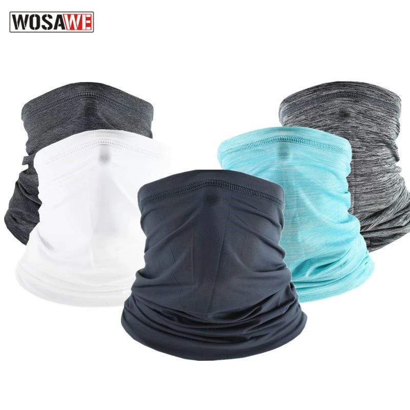 

WOSAWE Motorcycle Face Mask Shield UV Protection Breathable Dustproof Half Cover Mask for Motocross Summer Balaclava kominiarka