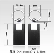 100 шт. 125 кГц записываемый T5577 RFID Брелки Брелок маркер бирка Управление доступом удостоверения личности для rfid-карты писатель копиры
