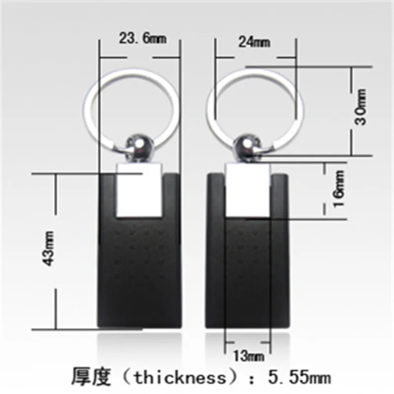 

100pcs 125KHz Writable T5577 RFID Keyfobs Keychain Key Token Hang TAG Access Control ID card For RFID Card Writer Copier