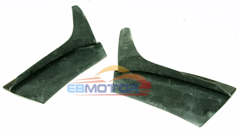 AP Style Real Carbon Fiber Front Splitter Spoiler 1pair for BMW E82 1-Series 1M Bumper 2011-2013