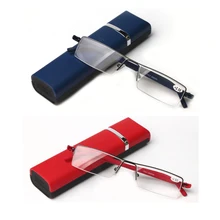 2 шт. легкие tr90 половинной оправой, оправа, очки для чтения, мужские и женские солнцезащитные очки, Oculos De Grau+ 1,0+ 1,5+ 2,0+ 2,5+ 3,0+ 3,5 YR058-6