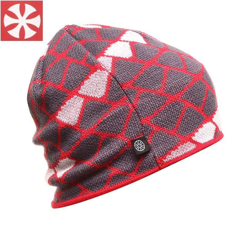 Tooth Geometry Beanie Winter Hats For Men Women Knit Beanies Girls