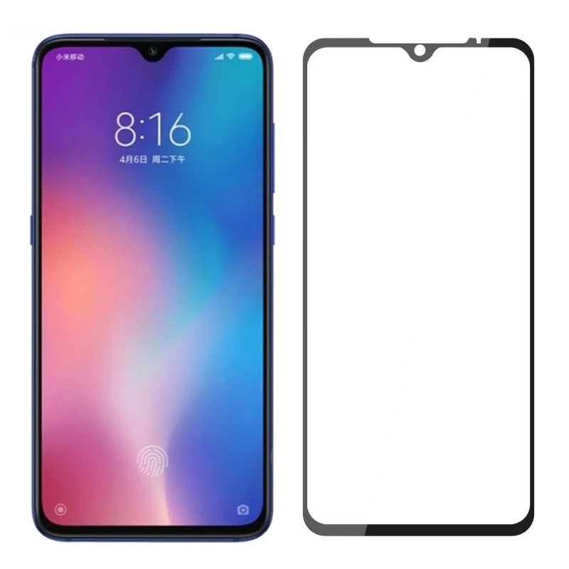 

for Xiaomi Mi 9 Mi9 6.39 Full Glue Cover Glass Film Case for Xiaomi Mi 9 SE 5.97 6GB 8GB 128GB Tempered Glass Screen Protectors