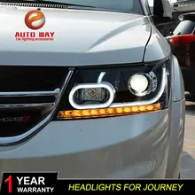 Набор для автостайлинга для Dodge Journey фары 2009-2018 Journey светодиодные фары фара led проектор DRL фара hid Bi-Xenon