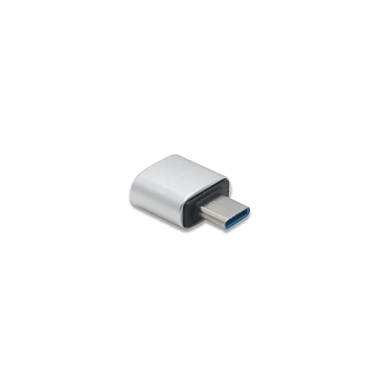 Алюминиевый USB 3,1 type C OTG адаптер Micro USB женский поворот на type C Мужской конвертер для samsung Galaxy Note 8 S8 Plus huawei zte