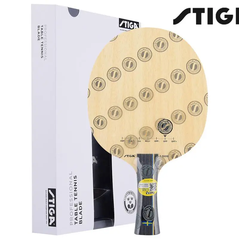 

Genuine STIGA S2000 WRB table tennis blade 6 layer pure wood ping pong racket racquet sports