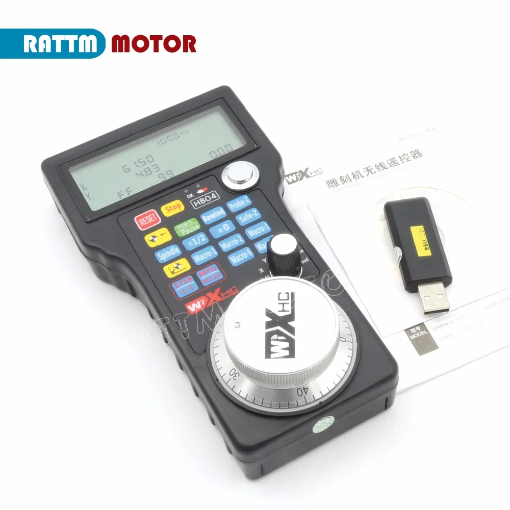 

2018 Stepper Motor Driver Wireless Usb Mpg Pendant Handwheel for Cnc Mac/electron Hand Wheel Used for Nc-studio System Router