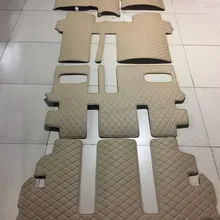 Хорошо! Индивидуальный полный набор автомобильных ковриков+ коврик для багажника для правого привода Mitsubishi Delica D5 8 мест-2007 водонепроницаемые ковры