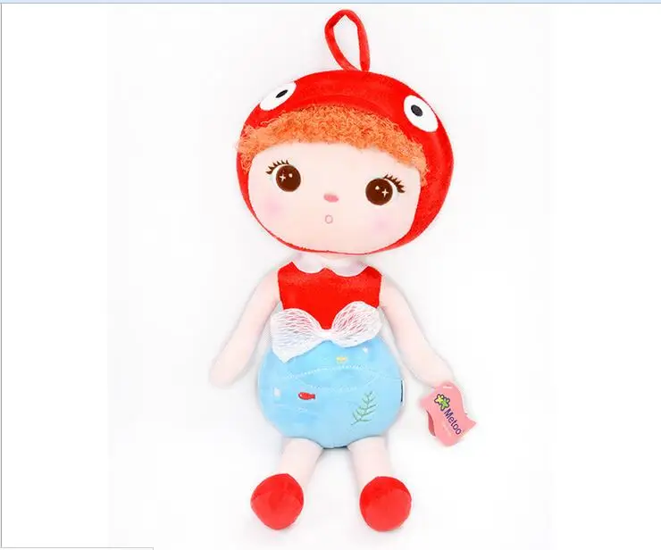 Кукла Metoo плюшевые милые набивные детские игрушки для девочек на день рождения Рождественский подарок милая девочка Keppel Baby Doll49cm - Цвет: 7