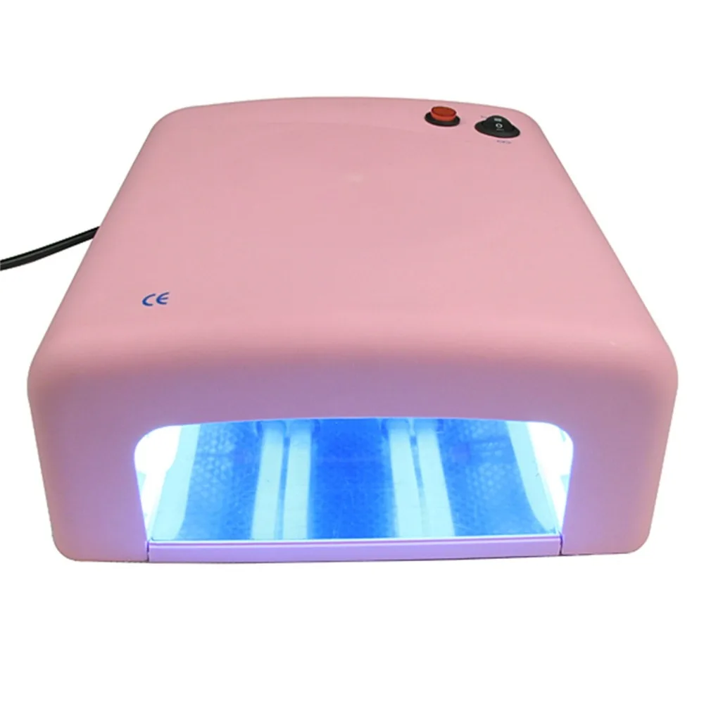 

36W UV Lamp Light Gel Curing Timer Nail Dryer + Full Nail kit set + FREE Giftsv women makeup nails beatty make up tool EU plug