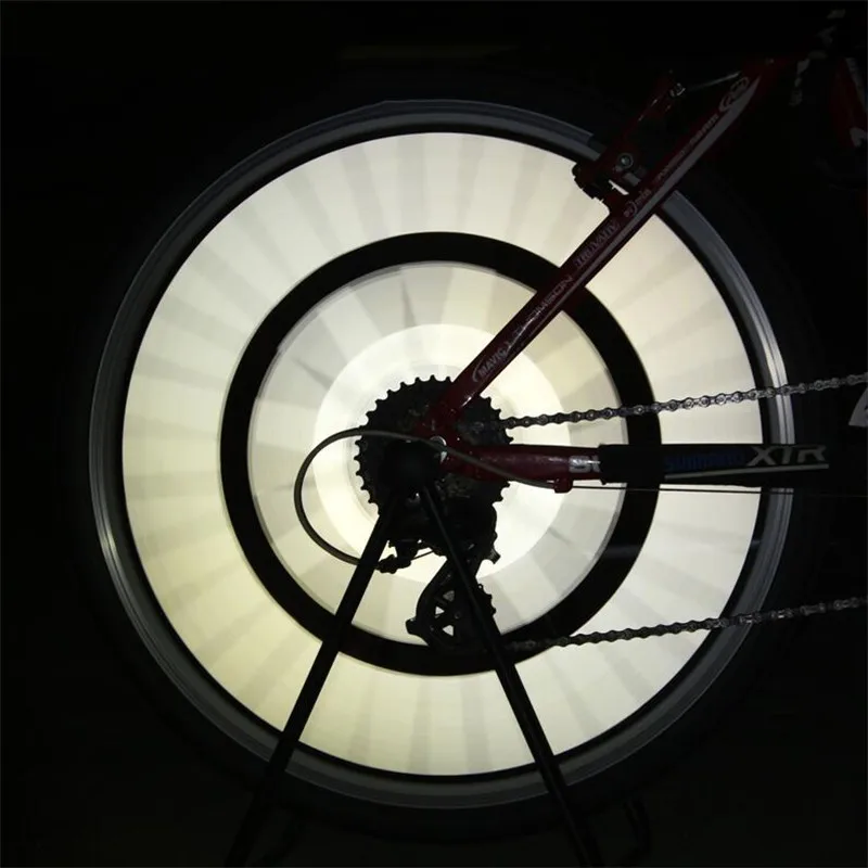 Clearance DIY bike light wheel reflector warning tube luci bici bisiklet aksesuarlar fietslicht bicycle accessories Reflective Spoke Light 15