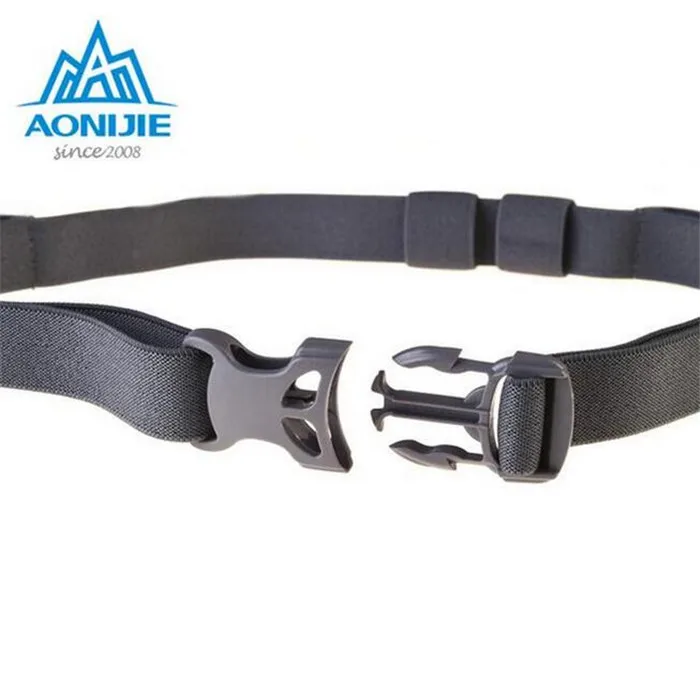 Aonijie Unisex Triathlon Marathon Race Number Belt With Gel Holder Running Belt Cloth Belt Motor Running Outdoor sports