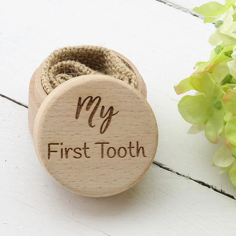 

Personalised tooth box Custom Handmade Engraved boxes Name Letter tooth fairy box personalised wooden Gift Boxes