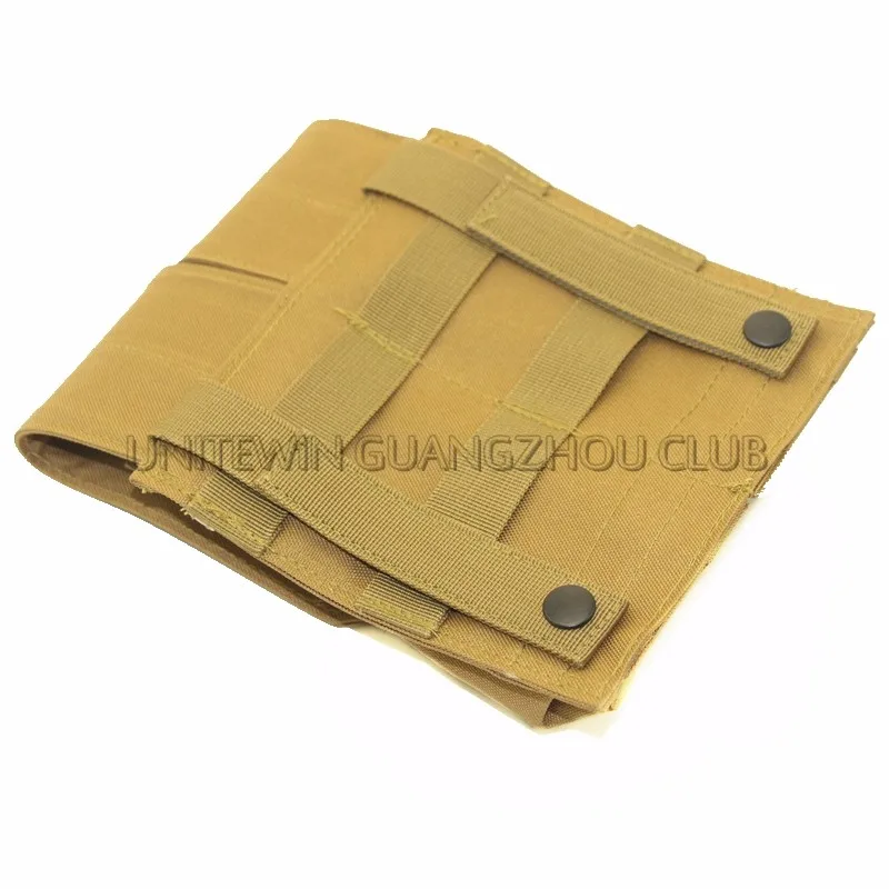 Тактическая Сумка MOLLE PALS Double Stack Rifle Magazine Mag Top Flap черный цвет