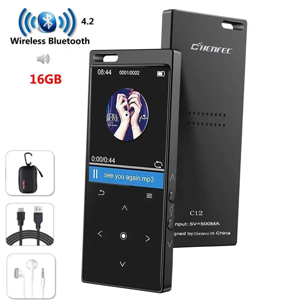 Новейший Bluetooth MP3 плеер с динамиком Портативный 8 ГБ/16 ГБ Спортивный музыкальный