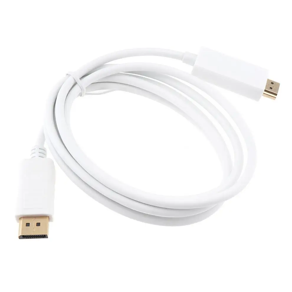 1 8 м 1080P HD DP к HDMI Конвертор адаптер кабель папа женскому конверсионный линейный DVI