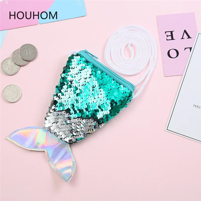 

Mermaid Party Sequins Coin Purse Wallet Bag Birthday Party Decorations Kids Baby Shower Bridal Shower Event Party Diy Supplies