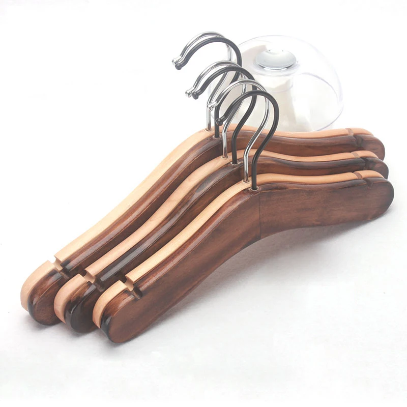 10pcs/lot Creative Baby Mini Wood Hanger Vintage Children Wooden