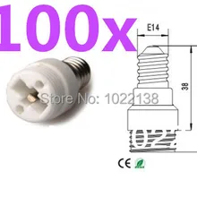 100 шт. E14 для G9 светодиодный гнездо адаптера основание светильника E14-G9 конвертер удлинитель для головок лампы цоколь держатель с Трек-номером