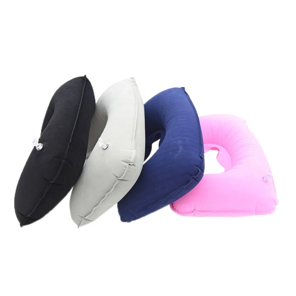 

New Inflatable Pillow Travel Air Cushion Camping Beach Car Head Rest Support Driving Rest Traveling Dropship#0402