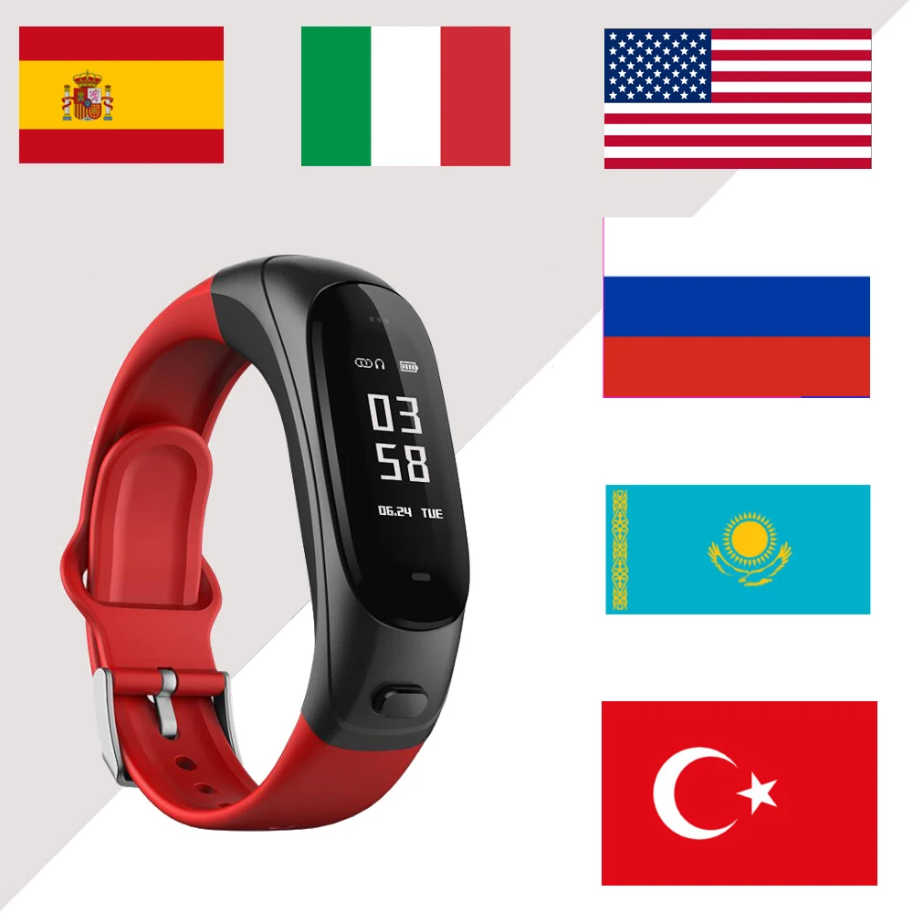 Америка Россия TUR умный Браслет V08S ответ на вызов телефон bluetooth наушники