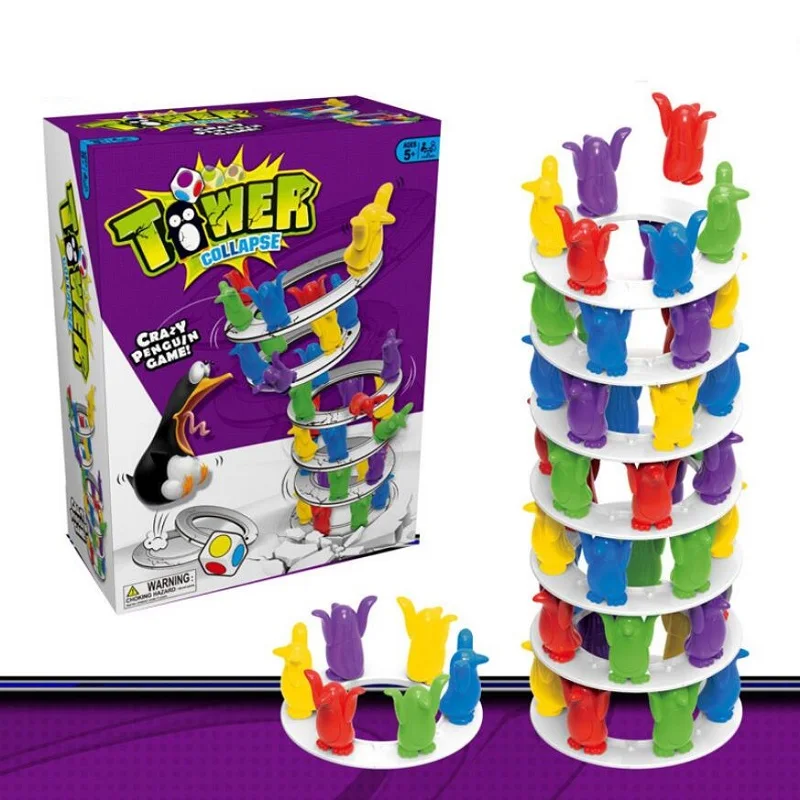 Fly AC игрушка-баланс Пингвин вызов башня строительство детская головоломка Мультиплеер родитель-ребенок Взаимодействие семейные вечерние игры