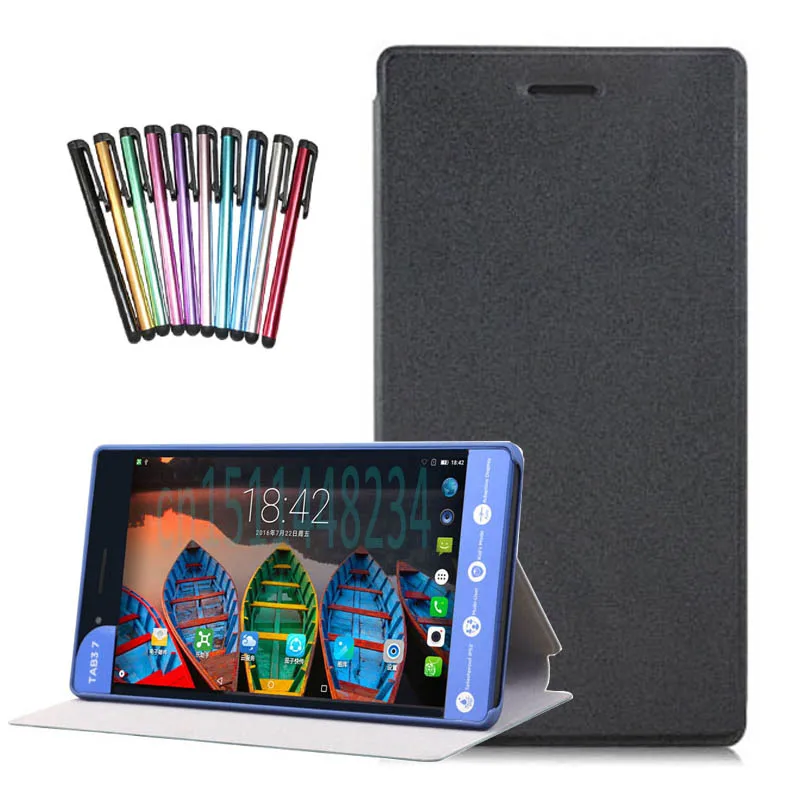 PU leather stand case cover For Lenovo Tab 3 730F 730M 730X 7 inch tablet covers cases for TB3-730F+screen protector +Stylus pen PU leather stand case cover For Lenovo Tab 3 730F 730M 730X 7 inch tablet covers cases for TB3-730F+screen protector +Stylus pen
