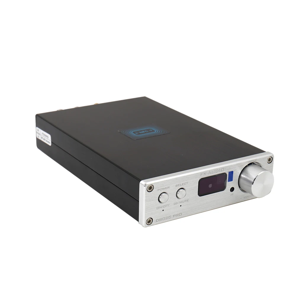 Цифровой усилитель FX Audio D802C PRO беспроводной Bluetooth USB/AUX/оптический/коаксиальный с